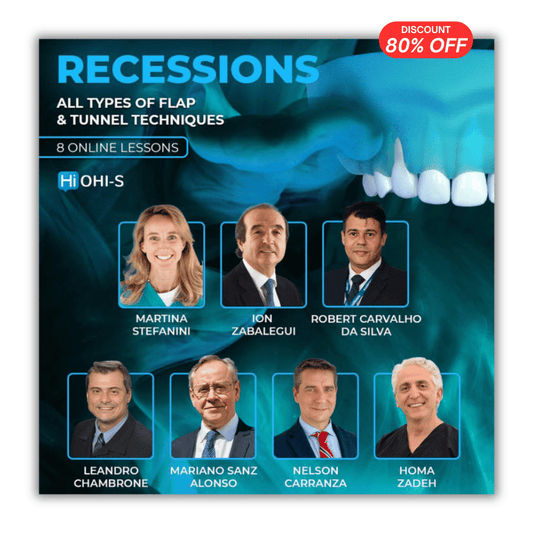 Recessions. All Types of Flap & Tunnel Techniques