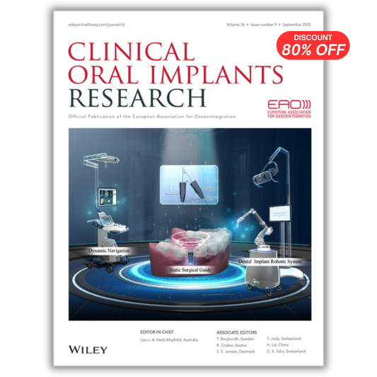 Clinical Oral Implants Research, Full Journal Archive (2005 to 2025)