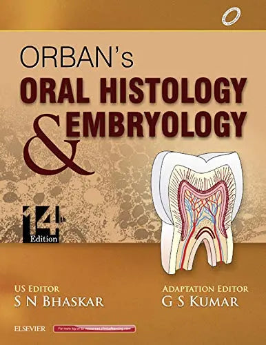Orban's Oral Histology and Embryology 14th Edition by S N Bhaskar and G S Kumar textbook cover